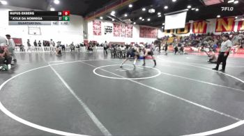 144 lbs Quarterfinal - Rufus Ekberg, Santa Monica vs Kyle Da Nobrega, South Torrance