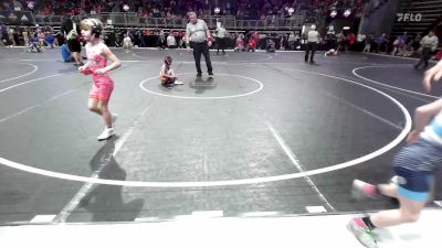 49.7-54.5 lbs Consi Of 4 - Paisley McKinney, Unaffiliated vs Myka Morrill, Butler Youth Wrestling