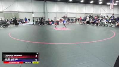 138 lbs Quarters & 1st Wb (16 Team) - Trenden Bashore, Michigan vs Asher Wilson, Louisiana Blue