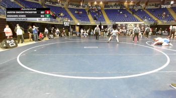 160 lbs 5th Place - Austin Snook-Troester, Mifflinburg vs Kishawn Jones, Wilkinsburg