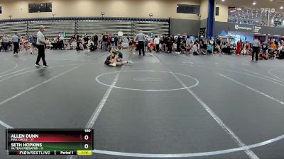 100 lbs Round 1 (8 Team) - Allen Dunn, Full Circle vs Seth Hopkins, VA Team Predator