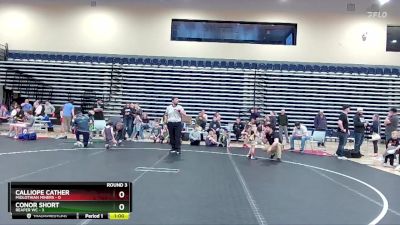 44 lbs Round 3 (4 Team) - Calliope Cather, Midlothian Miners vs Conor Short, Reaper WC