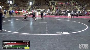 1A-4A 190 5th Place Match - Ethan Carroll, Walter Wellborn vs Bronson Dubose, Beulah