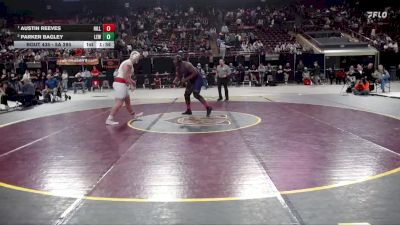 5A 285 lbs 1st Place Match - Austin Reeves, Hillcrest vs Parker Bagley, Lewiston