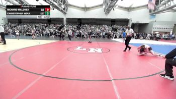 102-I lbs Round Of 16 - Richard Maloney, Old Bridge Wrestling Club vs Christopher Wolf, Centurion