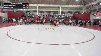 144 lbs Quarterfinal - Malachi Puckett, Baylor School vs Braden Lane, St. John's School