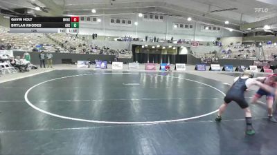 126 lbs Semis & 1st Wb (8 Team) - Brylan Rhodes, Greeneville High School vs Gavin Holt, Montgomery Central High School