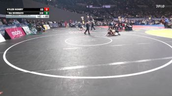 6A Boys 120 lbs Champ. Round 2 - Eli Borrayo, Cleveland Boys vs Kyler Howry, North Salem Boys