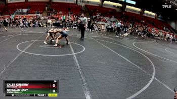 76 lbs Round 2 (8 Team) - Caleb Kuberry, Westshore vs Brennan Hart, Xtreme Team