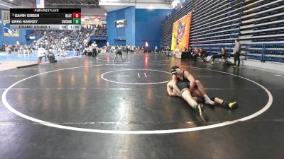 144 lbs Champ. Round 1 - GREG HARKEY, Bethalto (Civic Memorial) vs Gavin Green, Delone Catholic