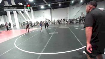 85 lbs Semifinal - Luca Kling, Mantanona TC vs Urijah Gonzalez, SoCal Hammers