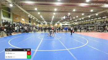 182 lbs Round Of 16 - Oliver Orvis, Essex vs Davin Alarie, Woonsocket
