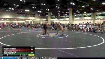 160 lbs Round 9 (10 Team) - Drew Mclamb, South Johnston vs Tyler Simmer, Dakota Wrestling Nation