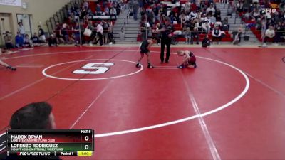 77 lbs Semifinal - Lorenzo Rodriguez, Mount Vernon Pitbulls Wrestling vs Madox Bryan, Lake Stevens Wrestling Club