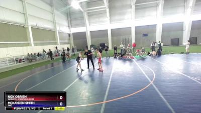 105 lbs Quarterfinal - Nox Obrien, Wasatch Wrestling Club vs McKayden Smith, JWC