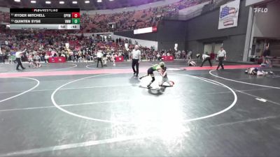 78 lbs Semifinal - Ryder Mitchell, De Pere Youth Wrestling vs Quinten Syse, Pec-Argyle Youth Wrestling