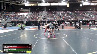 152 lbs Cons. Round 6 - Zxyloh Johnson, Sandpoint vs Dakota Frogge, Wasatch