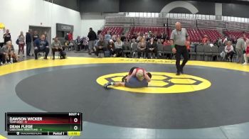 70 lbs Quarterfinals (8 Team) - Dean Flege, LAW/Crass Wrestling vs Dawson Wicker, Team Ohio