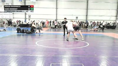 182 lbs Consi Of 32 #1 - Keigan Reisenbeck, KY vs Kade Hennessy, NC