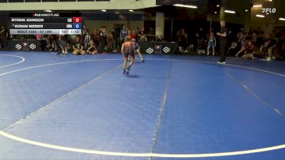 67 lbs Cons. Quarters - Ryddik Johnson, Eastern Oregon Elite vs Ronan Niemer, Contenders Wrestling Academy