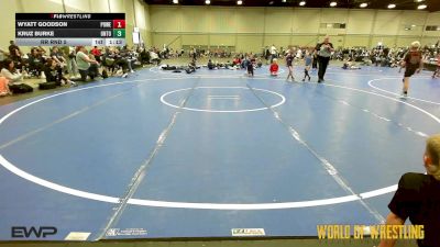 65 lbs Rr Rnd 5 - Wyatt Goodson, Powerhouse Gold 9U vs Kruz Burke, Untouchables 9U