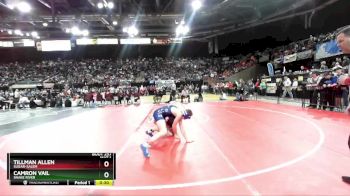 3A 126 lbs Cons. Round 2 - Tillman Allen, Sugar-Salem vs Camron Vail, Snake River