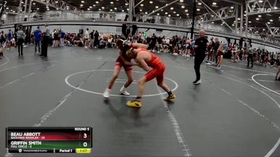 92 lbs Round 5 (8 Team) - Beau Abbott, Backyard Brawler vs Griffin Smith, Full Circle