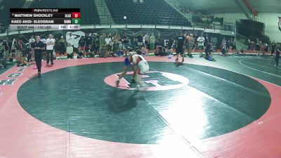 110 lbs 3rd Place Match - Matthew Shockley, Alaska vs Kaeo Akoi- Eleogram, Hawaii