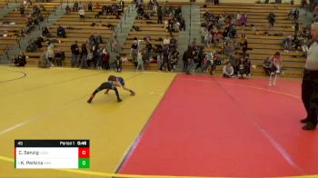 45 lbs 5th Place Match - Kaison Perkins, NRHEG vs Caden Senzig, LAW La Crosse Area Wrestling