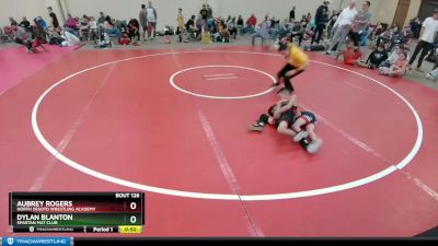 58-59 lbs Round 2 - Aubrey Rogers, North DeSoto Wrestling Academy vs Dylan Blanton, Spartan Mat Club