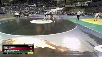 4A 195 lbs Cons. Round 1 - Calvin McDonald, Rogers (Puyallup) vs Riley Phillips, Central Valley