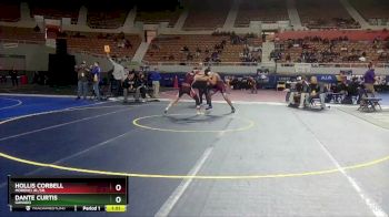 D4-190 lbs Champ. Round 1 - Dante Curtis, Ganado vs Hollis Corbell, Morenci Jr./Sr.