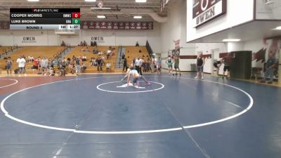 138/144 Round 3 - Cooper Morris, Black Mountain Wrestling Club vs Luke Brown, Unaffiliated