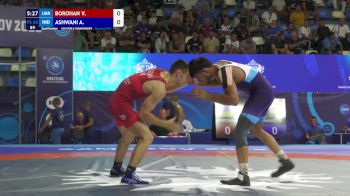 65 kg Qualif. - Viktor Borohan, Ukraine vs Ashwani Ashwani, India