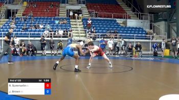 113 lbs Rnd Of 128 - Ryan Summerlin, Alabama vs James Brown, Arizona