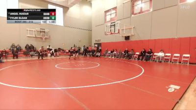215 lbs Semifinal - Tyler Sloan, Columbia (Burbank) vs Angel Huizar, Granger