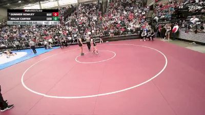 3A 135 lbs Semifinal - Summer Rowley, Manti vs Nellie Carter, Canyon View