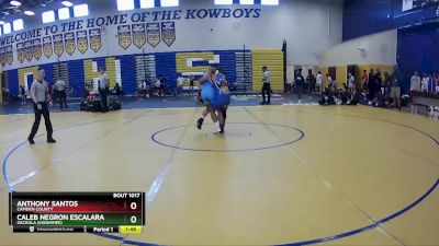 138 Gold Round 1 - Caleb Negron Escalara, Osceola (Kissimmee) vs Anthony Santos, Camden County