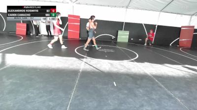 157 lbs Champ. Round 2 - Alexandros Kosmitis, Monster Garage Wrestling Club vs Caden Camacho, Warriors Wrestling Club