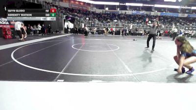 138 lbs Consolation - Quyn Glodo, PSF Wr Ac vs Serenity Watson, Enid Youth WC