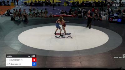 138 lbs Cons 16 #1 - Trey Gunderson, MN vs Presley Johnson, MO