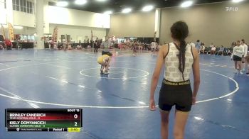 110 lbs Round 4 (8 Team) - Araeya Nelson, Team Montana Gold vs Brooklyn Hart, Illinois Cornstars Gold