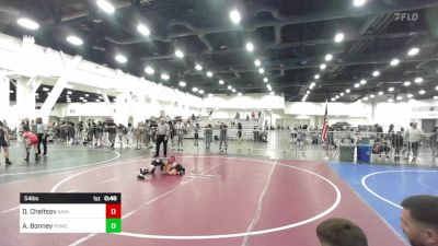54 lbs Semifinal - Demid Cheltsov, Savage House WC vs Azerijah Bonney, Pomona Elite