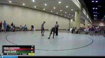 132 lbs Round 6 (10 Team) - Kevin Concepcion, Somerset Academy vs Delmar Bowie, Shamrocks Wrestling
