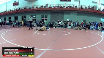 75 lbs Champ. Round 2 - Lennon Jaggers, Delta Wrestling Club Inc. vs Cole Bibelhauser, Floyd Wrestling Club