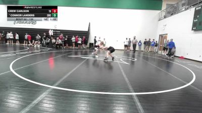 138 lbs Champ. Round 1 - Connor Landers, Carroll Wrestling Club vs Crew Carlson, The Hideout