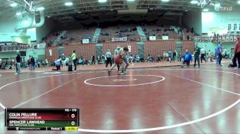 175 lbs Cons. Round 3 - Colin Fellure, Franklin Wrestling Club vs Spencer Lawhead, HSE Wrestling Club