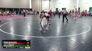 175 lbs Quarterfinals (8 Team) - Ayden Bohannon, Team Montana Willston vs Brian Wright, Camden Greasers