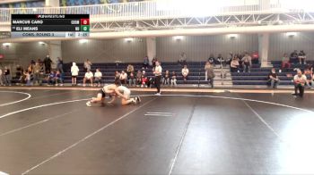 157 lbs Cons. Round 3 - Marcus Caro, Colorado School Of Mines vs Eli Means, Newman