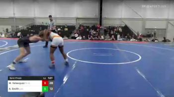 125 lbs Semifinal - Miles Velasquez, Oklahoma Elite 14U vs Augustus Smith, LWA 14U